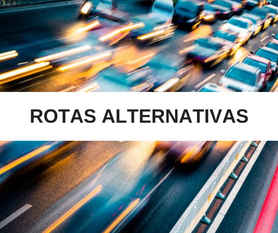 Tráfego em rodovias, simbolizando rotas alternativas na internet