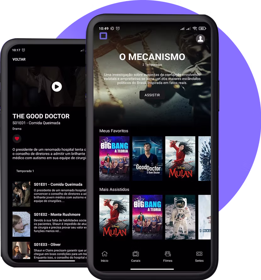 Pessoas em reunião discutindo planos de revenda de IPTV